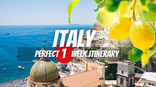 7 Days in Italy The Perfect Italy Itinerary amp Tips 2024 [upl. by Pickford]