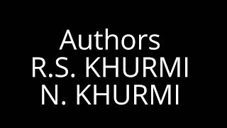 KHURMI  Buy Online  Best Books for Engineering Courses and Competitive Exams  wwwkhurmiscom [upl. by Cirala125]