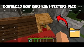 Download Bare bone texture pack in pojavlauncher 1165 viral minecraft 3021 [upl. by Euqinemod]