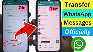 How to Transfer WhatsApp Message From Old Phone to New Phone in 2024 [upl. by Riplex]