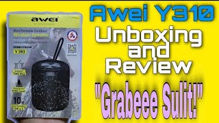 Gadget  Awei Y310 Bluetooth Speaker  Tagalog Review [upl. by Eenahc]