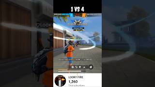 💪 POWER OF M1887  X  🎯 1 VS 4 SOT GUN 🔫 X👿  shortsfeed freefire viralshorts shortsvideo [upl. by Alekim]