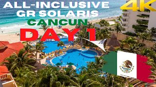 【4K】Cancun AllInclusive Hotel GR Solaris Cancun  Day 1 [upl. by Adekam]