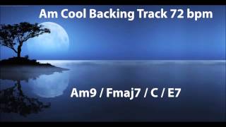 Cool backing track  Am 72bpm  SoloPerfect [upl. by Delfeena740]