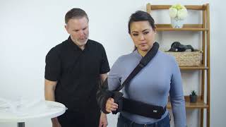 Shoulder Brace With Airplane Kit Clinician Fitting Tutorial [upl. by Der]