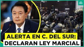 Alerta en Corea del Sur Presidente declara Ley Marcial en el país [upl. by Bruckner]