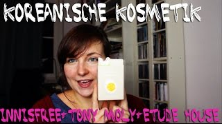 HAUL  Koreanische Gesichtspflege Innisfree Etude House Tony Moly germandeutsch ENG SUB [upl. by Azeel380]