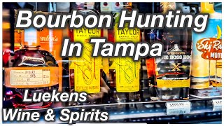 Bourbon Hunting in Tampa  Luekens Wine amp Spirits bourbonhunting [upl. by Britney]