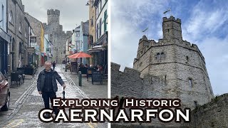 Caernarfon Walkthrough and tour  North Wales  2021 [upl. by Norra327]