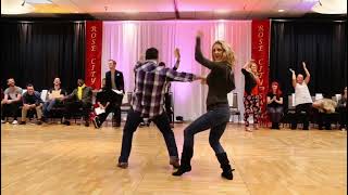 Improvised West Coast Swing Dance by PJ Turner amp Tashina Beckmann  Inspirational JnJ 2017 [upl. by Inoue]