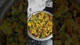 Aloo Patta Gobhi gharkakhana ytshort foodvlogs easyrecipe food music song cooking tastyfood [upl. by Atnad]