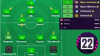 4231 winning treble first season  Football manager mobile 22 [upl. by Consuelo]