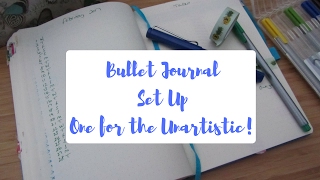 Bullet Journal Set Up  One for the Unartistic [upl. by Meredi]