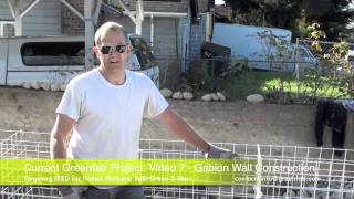 Greenfab project video 7 Gabion Wallmov [upl. by Dot]