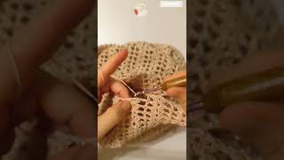 crochet uncinetto tutorial handmade knitting knit [upl. by Ayom]