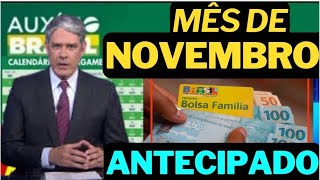 Novo CALENDÁRIO ANTECIPADO do AUXÍLIO BRASIL DE NOVEMBRO COM NOVOS ADICIONAIS VEJA AGORA [upl. by Onitnelav784]