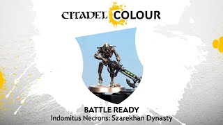 How to Paint Battle Ready Indomitus Necrons – Szarekhan Dynasty [upl. by Nytram]