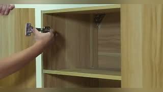 cabinet hinge installation [upl. by Alletniuq]