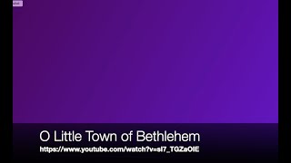 O Little Town of Bethlehem with Makaton signing [upl. by Noryd]