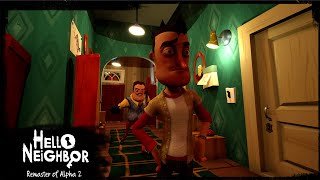 HELLO NEIGHBOR MOD KIT  HN REMASTER OF ALPHA 2 VERSION 1 [upl. by Aracot]