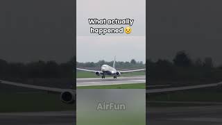 Ryanairs Smoothest landing aviation plane avgeek airline landing flight viral boeing737 [upl. by Derej]