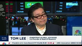 TOM LEE LATEST INTERVIEW FRIDAY DEC 29th 2023 [upl. by Atsirak]