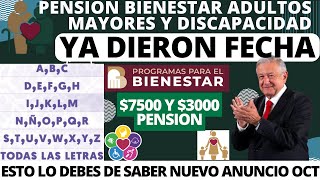 🚨FECHAS CONFIRMADAS DE ENTREGA TARJETAS Y PAGOS BIENESTAR 2024🤑2025 0 Y MAS AÑOS AMLO PENSIONES🤔 [upl. by Nallaf]