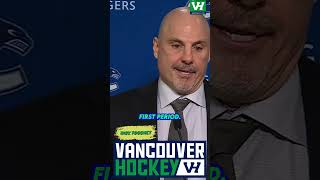 Rick Tocchet apologizes to the fans [upl. by Tsugua918]