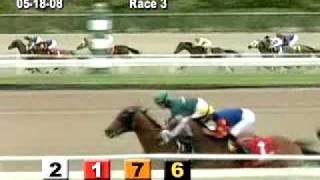 ARLINGTON PARK 20080518 Race 3 [upl. by Yrtnahc]