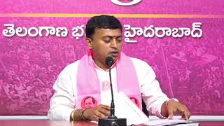 LIVE BRS Leader Rakesh Reddy Press Meet  Telangana Bhavan  BRS Live Feed [upl. by Yetak]