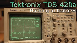 Tektronix TDS 420a adding extended options [upl. by Keraj391]