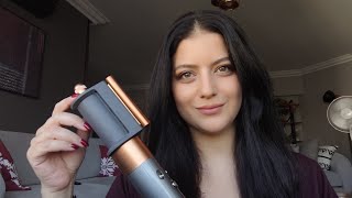 Dyson Airwrap deniyoruz ➡️ Saç Düzleştirme 👩🏻👩🏼✨ dyson airwrap hair hairstyle hairtutorial [upl. by Anoyet]