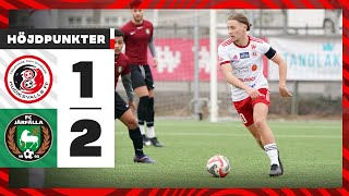 Hudiksvalls FF vs FC Järfälla  1  2   Höjdpunkter [upl. by Annais]