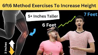 6ft6 Method Exercises To Increase Height  Average 5 Inches Taller [upl. by Tarttan]