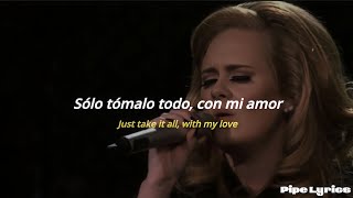 Take It All  Adele  Traducida al Español  Lyrics [upl. by Amora]