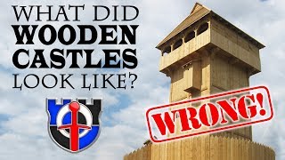 What did wooden castles look like and how were they built [upl. by Thaddus]