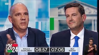 PCP vs IL  Paulo Raimundo vs Rui Rocha  Eleições Legislativas 2024 [upl. by Wieren801]