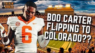 Boo Carter FLIPPING to COLORADO  Vol Football Recruiting Update [upl. by Corvese]