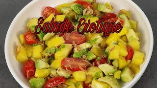 84 Salade Exotique Mangue🥭 Avocat 🥑 Exotic Mango Avocado Salad🏝 [upl. by Yrtsed]