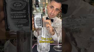 Manhattana 50ml rye whiskey 20 ml red vermouth 2 dash angostura shortvideo [upl. by Aldin]