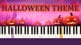 Michael Myers  Halloween Theme Song  Easy Piano Tutorial [upl. by Hachmann473]