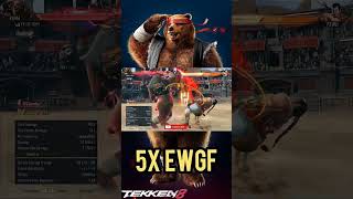 Tekken 8 Kuma 5X EWGF Combo [upl. by Emmett]