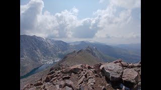 Mt Bierstadt summit hike CO [upl. by Namlaz162]