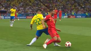 Hazard vs Fagner  copa 2018 [upl. by Essinger986]