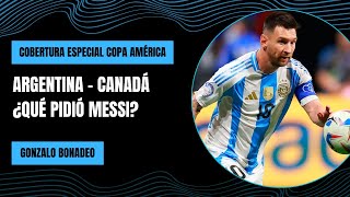 ¿QUÉ PIDIÓ MESSI  Gonzalo Bonadeo en Majul1079 [upl. by Tserrof]