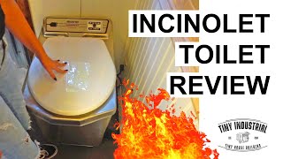 Tiny House Incinerating Toilet  The Incinolet Review [upl. by Airrehs]