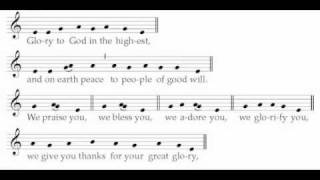 Gloria XV Antiphonal  ICEL Chant  New English Translation of the Roman Missal [upl. by Ayhtnic]