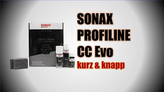 SONAX PROFILINE CC Evo Keramikversiegelung kurz und knapp erklärt SONAXschweiz🇨🇭 [upl. by Wetzell]