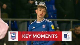 Ipswich Town v Barrow  Key Moments  Second Round  Emirates FA Cup 202122 [upl. by Lashonde]