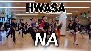 화사 HWASA NA Dance  이지댄스  포인트안무  줌바  Kpop Zumba  Easy Dance  Zumba®  Choreo by 웃빈관 [upl. by Salamone]